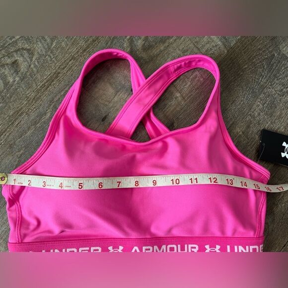 Under Armour Mid Cross-back Sports Bra-Size 1X - Picture 5 of 7